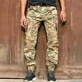 Herren-Cargohose mit zwei Seitentaschen im Camouflage-Stil-Cargo Hose-85