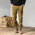 Urbaner Style: Slim-Cargo-Jeans für Herren im Camouflage-Look-Cargo Hose - 3