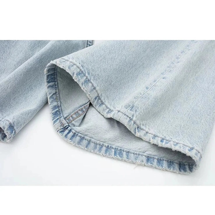 Denim Deluxe: Damen Cargo Jeans Highlight - 2024-Cargo Hose - 546