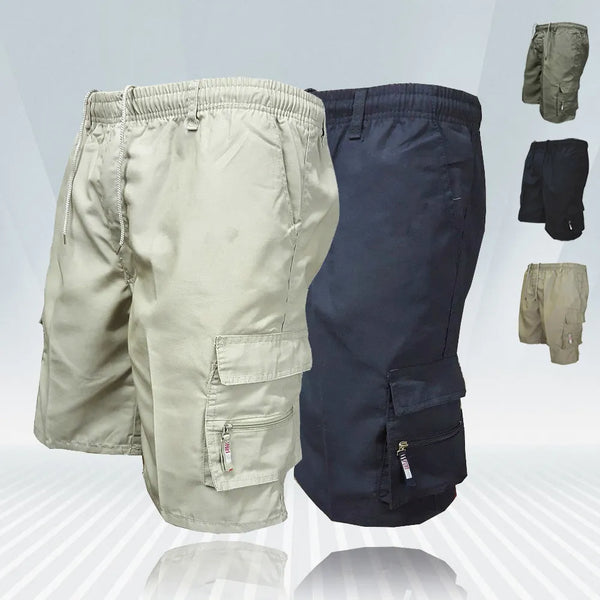 Hochwertige Cargo-Shorts mit elastischem Bund für Männer-Cargo Hose-