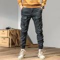 Urbaner Style: Slim-Cargo-Jeans für Herren im Camouflage-Look-Cargo Hose - 23