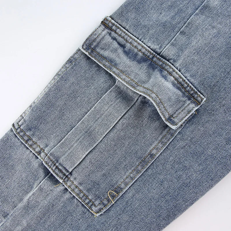 Unabhängiger Stil und Komfort: Cargo-Jeans für Damen-Cargo Hose- 2024